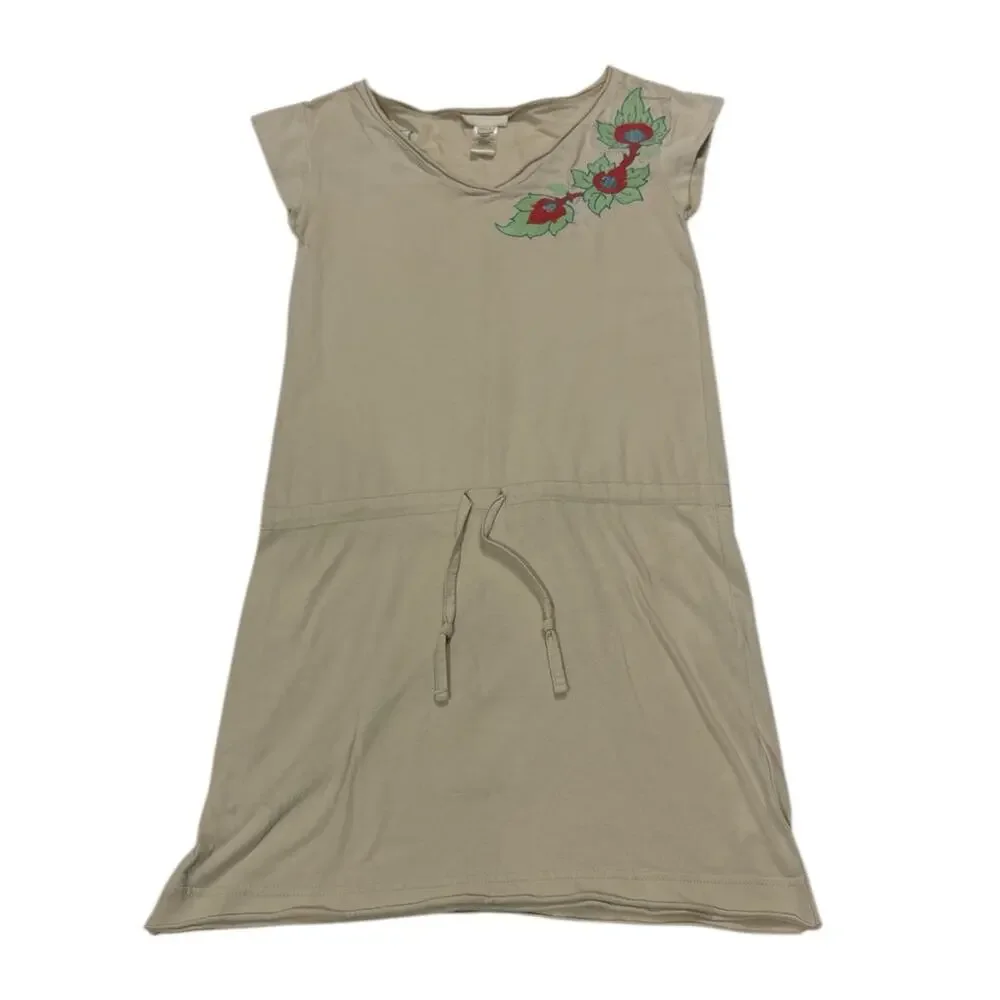Vintage Diesel Y2k Embroidered Floral Edgy Rockstar McBling Mini Small Dress